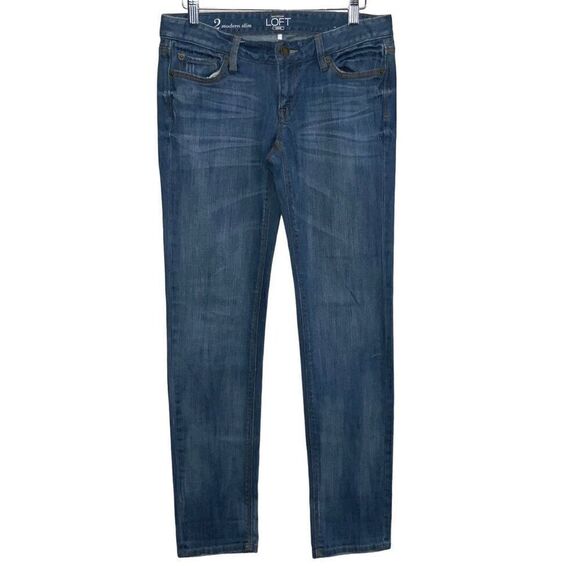 Loft Denim Modern Slim Jeans size 2 - Picture 1 of 9